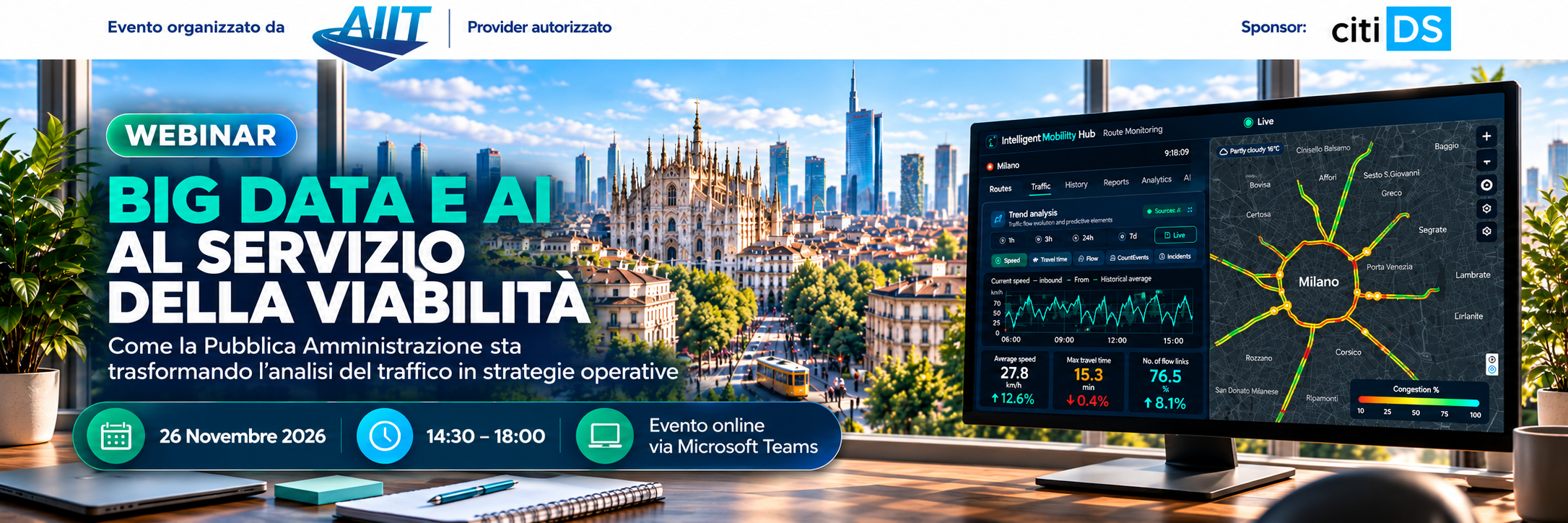Webinar “BIG DATA E AI AL SERVIZIO DELLA VIABILITÀ”